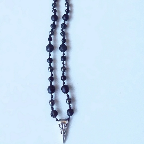 Skull beaded necklace - Picture 3 of 6